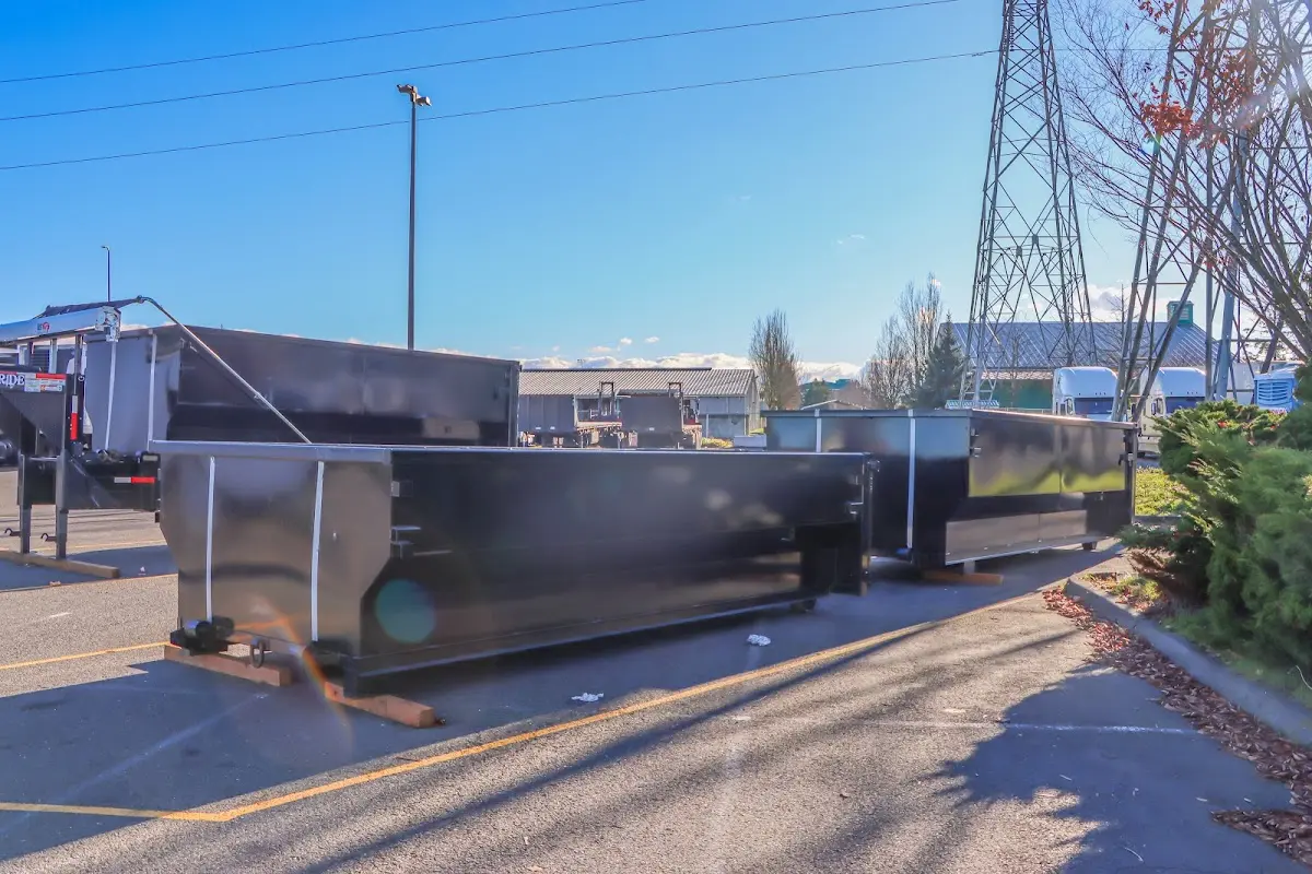 Professional dumpster rental and junk removal service in Pecan Plantation